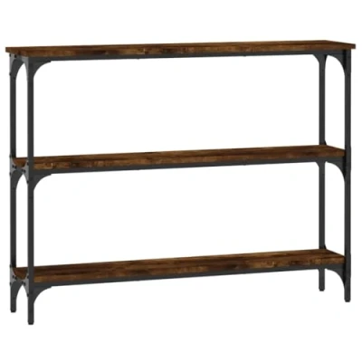 Abbildung von vidaXL Konsolentisch Räuchereiche 100x22,5x75 cm Holzwerkstoff