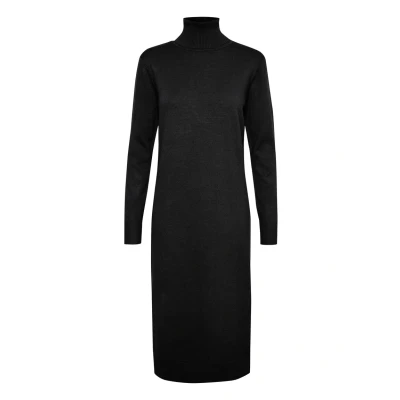 Abbildung von Saint Tropez MILA ROLL NECK Strickkleid, Damen, Größe: XS, Black