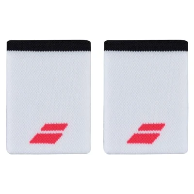Abbildung von Babolat Logo Jumbo Wristband White/Strike Red
