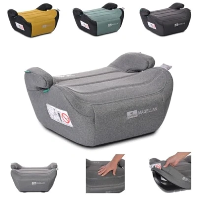 Abbildung von Lorelli Kinder Sitzerhöhung i Size Magellan (125 150cm) Bezug waschbar, Booster, Farbe:grau
