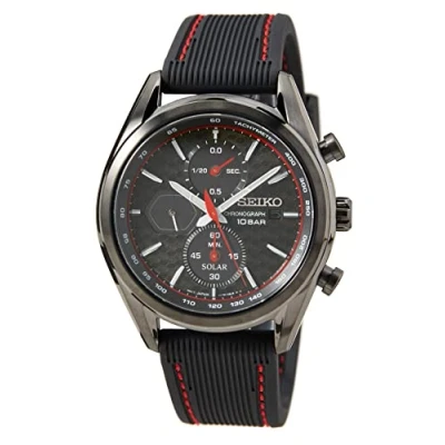 Abbildung von Seiko Chronograph, Herren, Größe: One Size, Metallic black