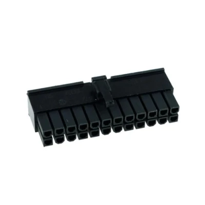 Abbildung von Phobya 82342 ATX Kabelverbinder, 24 Pins, Schwarz, Metall, Kunststoff, 1 Stück