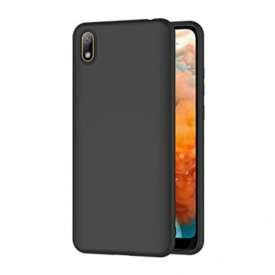 Abbildung von AICEK Compatible Huawei Y5 2019 Hülle, Schwarz Silikon Schutzhülle für Case TPU Bumper Handyhülle (5,71 Zoll)