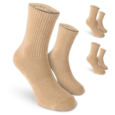 Abbildung von Safersox Mückensocken Sportsocken Socken 3er Vorteilspack Beige, 35 38