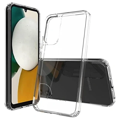 Abbildung von CoverKingz Handyhülle kompatibel mit Samsung Galaxy A34 5G Stoßfeste Handy Hülle Kameraschutz Silikon/Acryl Cover Clear Slim Hybrid Case Transparent