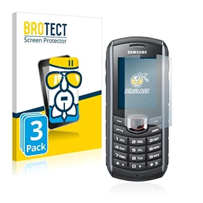 Abbildung von BROTECT Schutzglas für Samsung GT B2710 (3 Stück) Schutzfolie Panzer Folie Glas [Extrem Kratzfest 9H, Anti Fingerprint, Ultra Transparent]