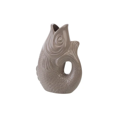 Abbildung von Giftcompany Monsieur Carafon Vase / Karaffe Fisch S sandstone 1,2l