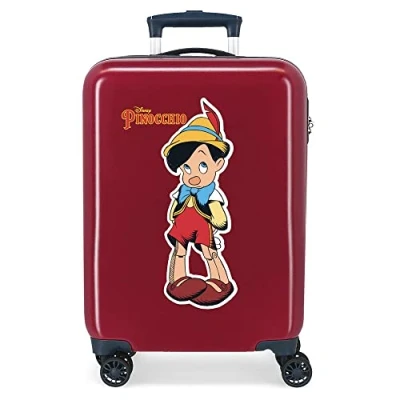 Abbildung von Disney Pinocchio Kabinentrolley, rot, 38 x 55 20 cm, starr, ABS Kombinationsverschluss, seitlich, 34 l, 2 kg, 4 Räder