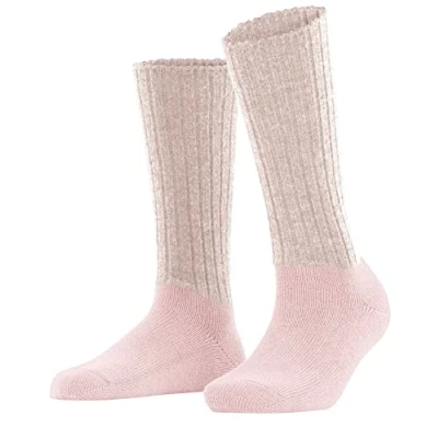 Abbildung von Esprit Damen Socken Long Boot, Nachhaltige Biologische Baumwolle Wolle, 1 Paar, Rosa (Flamingo 8367), 35 38
