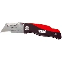 Abbildung von BESSEY Erdi Klingen Klappmesser mit Kunststoffgriff DBKPH EU, Silber, Rot, Schwarz