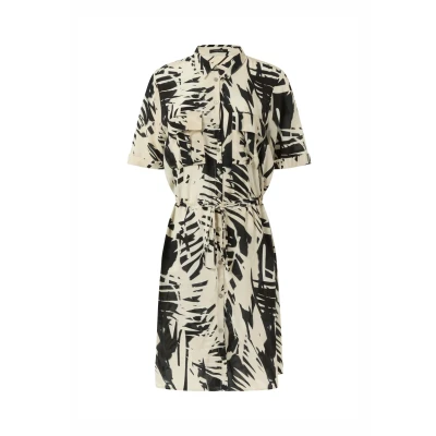 Abbildung von comma Kleid mit Allover Print
