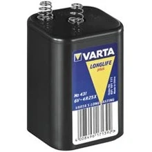 Abbildung von Battery 6Volt Blockbatterie Varta(431) LongLife Plus Zinkchlorid