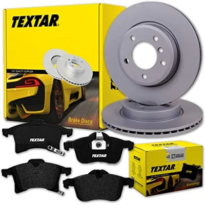 Abbildung von TEXTAR PRO BREMSSCHEIBEN 308x25 mm + BELÄGE VORNE VORDERACHSE BREMSE BREMSENSET