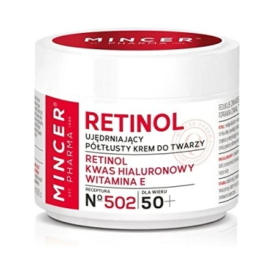 Abbildung von Mincer Pharma RETINOL Antifalten Halbfett Tagescreme mit Hyauronsäure 50 + 50ml