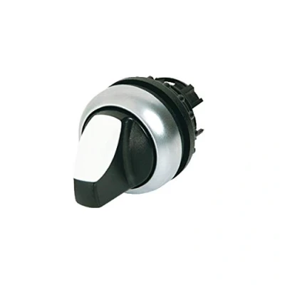 Abbildung von Eaton M22 WRLK W, Kippschalter, Kunststoff, Schwarz, Titan, Weiß, IP66, CE, UL, CSA, 29,7 mm