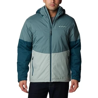 Abbildung von Columbia Men&#039;s Point Park Insulated Winter Jacket, Metal, Night Wave, Niagara, L