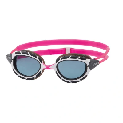 Abbildung von Zoggs Unisex Predator Schwimmbrille Erwachsene, Pink/White/Tint Smoke, Einheitsgröße