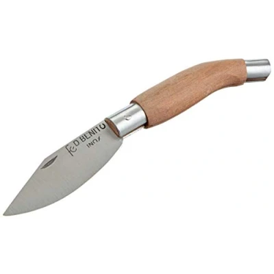 Abbildung von Flores Cortés Messer mit doppelter Zwinge aus Edelstahl, Klinge 100 mm