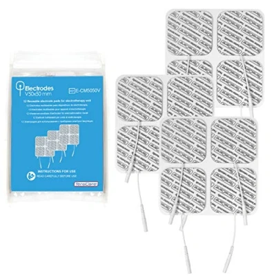 Abbildung von Tenscare E CM5050V 12 selbsthaftende Elektroden, 50 x mm