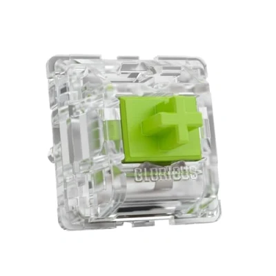Abbildung von Glorious Gaming 36x mechanische Raptor Tastaturschalter (Clicky) Passen zu GMMK 2 / PRO Tastatur &amp; Numpads, fühlbarer Druckpunkt, 55g Auslösegewicht, 5 Pin Anschluss Vorgeschmiert