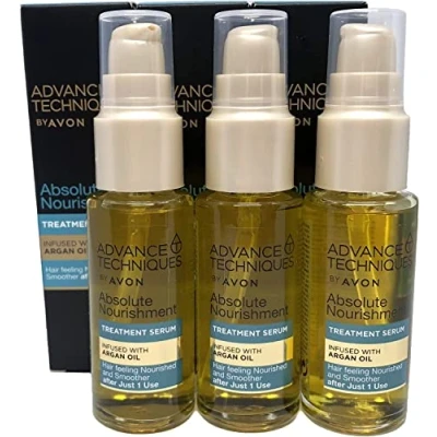 Abbildung von Avon Advance Techniques 360, nährendes Marokkanisches Argan öl, Leave In Maske, 3 Stück