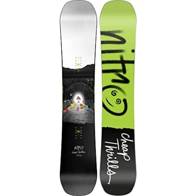 Abbildung von Nitro Snowboards Herren Cheap TRILLS BRD &#039;23, Freestyleboard, Twin, Flat Out Rocker, Urban