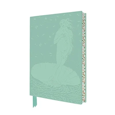 Abbildung von Exquisit Premium Notizbuch DIN A5: Sandro Botticelli, Die Geburt der Venus: Unser hochwertiges, liniertes Blankbook mit Softcovereinband aus ... künstlerisch gestaltetem Buchschnitt