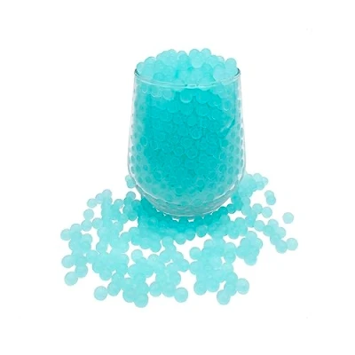 Abbildung von KONFEN Wasserperlen Gelkugeln 20000 Stücke, Hellblau Water Beads 7 8mm, Gelperlen Wasser Dekorativ Gel Perlen für Blumen, Pflanzen, Vase Füllstoff und Deko (Hellblau)