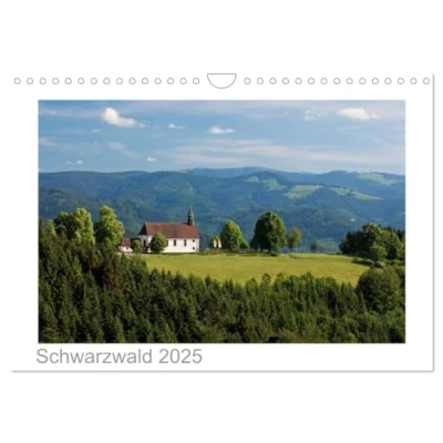 Abbildung von Schwarzwald 2025 (Wandkalender DIN A4 quer), CALVENDO Monatskalender