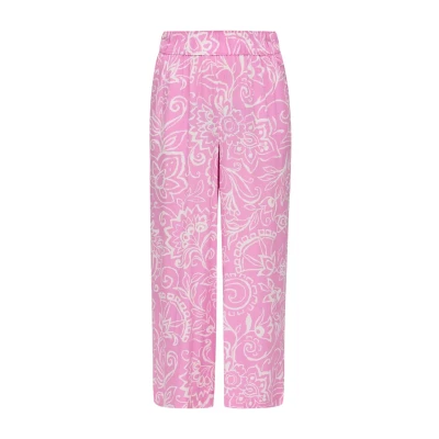 Abbildung von s.Oliver Culotte aus Viskose mit Elastikbund und Musterstruktur rosa 34