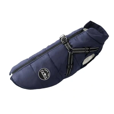 Abbildung von Mate for dogs Hundemantel Hundejacke Haustier Weste mit Brustgeschirr Gurt gefüttert, in verschiedenen Größen