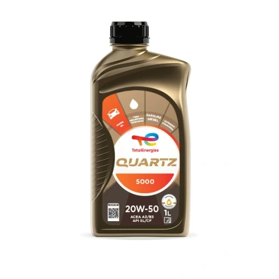 Abbildung von Total Quartz 5000 20W 50 1l Motoröl 213737 VOLKSWAGEN: Golf 4 Variant, Schrägheck, 5 AUDI: A4 B7 Avant, A3 Sportback