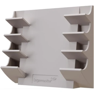 Abbildung von Legamaster Markerhalter für 4 Marker waagerecht magnethaftend taupe