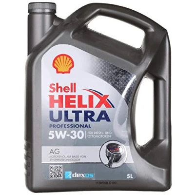 Abbildung von ‎Shell Shell Helix Ultra AG 5W30 5 Liter Flasche, 1 Stück (1er Pack)