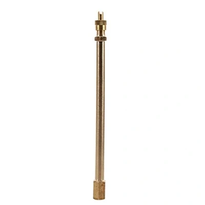 Abbildung von Keenso KFZ 140mm Messing Luft Reifenschaft Ventilverlängerung Adapter für Motorrad, Fahrrad, Mäher und Roller(140mm)
