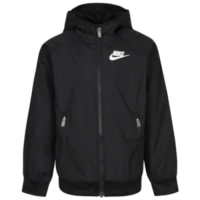 Abbildung von Nike Sportswear KEY ITEM Chevron Windrunner Unisex Übergangsjacke für Kinder, Größe: 110/116, Black