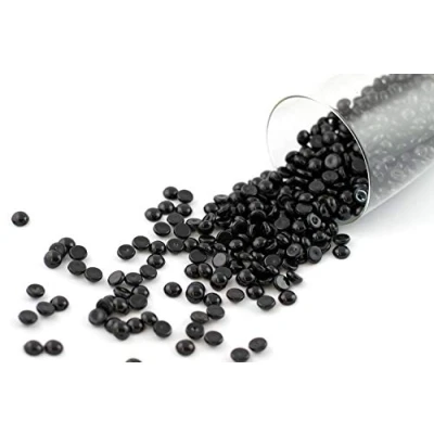 Abbildung von Creativery ca.100g Beutel Tautropfen ca. Ø 7 mm Raindrops Kristalltau Deko Streudeko Granulat Dekogranulat transparent (schwarz 030)