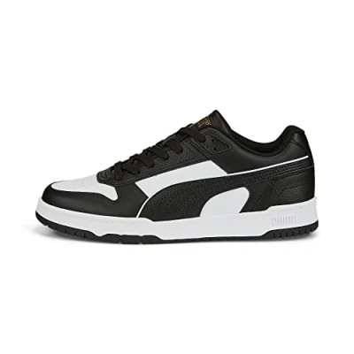 Abbildung von PUMA Unisex Rbd Game Low Sneaker, Black White Team Gold, 40.5 EU