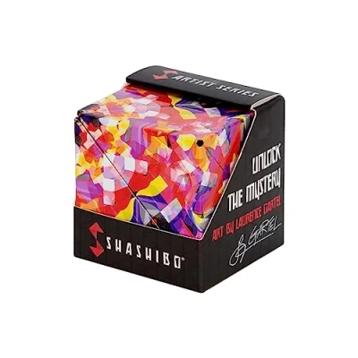 Abbildung von Shashibo Spiel, 3D Puzzle Magnetwürfel Künstler Serie Confetti