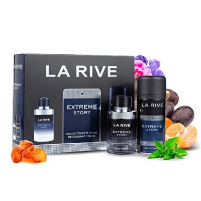 Abbildung von La Rive for Men Extreme Story Geschenkset EDT 75 ml + Deo Spray 150 Herren