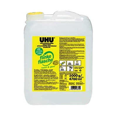 Abbildung von Uhu Vielzweckkleber Flinke Flasche lösungsmittelfrei 5kg