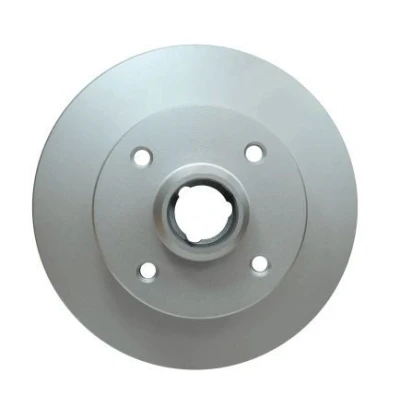 Abbildung von HELLA PRO 8DD 355 101 661 Bremsscheibe 226 10 04/04 100 voll beschichtet ohne Radbefestigungsbolzen, mit Radnabe VOLKSWAGEN: GOLF 3 Cabrio,