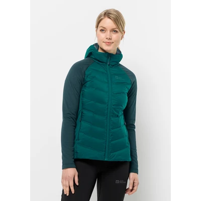 Abbildung von Jack Wolfskin Damen Tasman DOWN HYBRID W Daunenjacke, sea Green, L