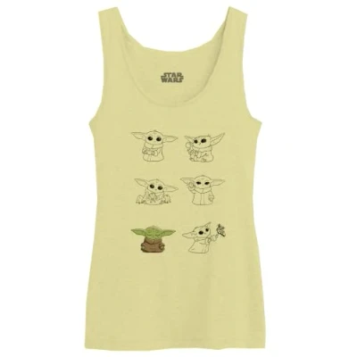 Abbildung von Star Wars Damen woswmantk006 Tanktop, gelb, X Large
