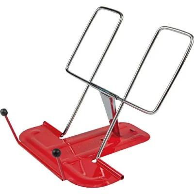 Abbildung von OFITURIA Atril de Escritorio Metalico con 3 Inclinaciones Soporte para Libros, Cuadernos, Tablets Ajustable Documentos Dimensiones 17,5 x 10 23,5 cm (1 UNIDAD)