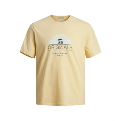 Abbildung von JACK&amp;JONES Herren JORCASEY Tee SS Crew Neck T Shirt, Italian Straw, XS