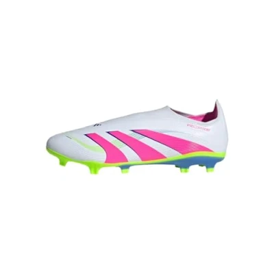 Abbildung von adidas Unisex Predator League Laceless FG/MG Fußballschuh Cloud White/Lucid Pink/Lucid Lemon 42 2/3