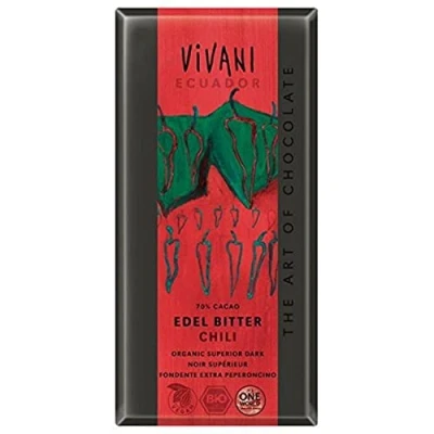Abbildung von Vivani Bio Edel Bitter Chili 70% Cacao (6 x 100 gr)