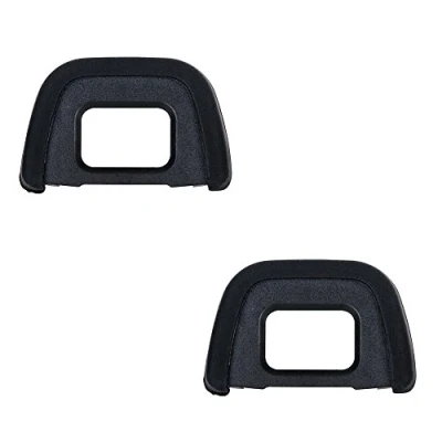 Abbildung von (2 Stück) JJC Sucherokular Eyecup für Nikon D750, D610, D600, D300s, D300, D200, D100, D90, D80, D70S, D70, D60, D7100, D7000, D5100, D5000 Ersetzt DK 21/DK 23