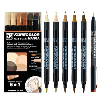 Abbildung von Fine &amp; Brush for Manga, Portrait